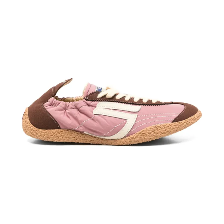 Puraai Logo-patch Panelled “Pink/Brown” (PU901C-002)