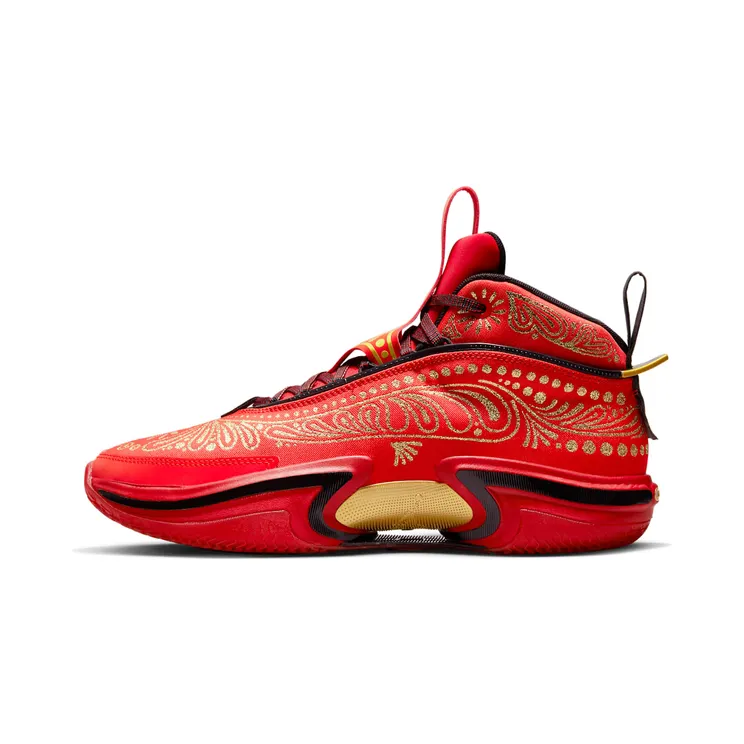 Air Jordan 36 Luka “Chile Red / University Red / Black / Metallic Gold” (DV5268-676)