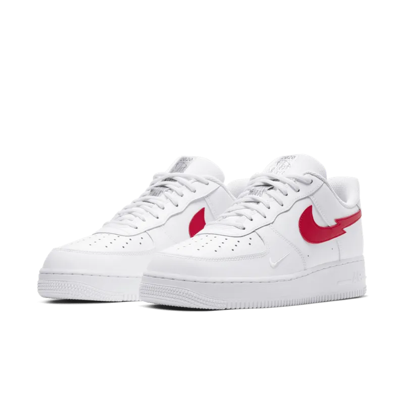 Nike Air Force 1 Low Euro Tour (2020) White/University Red-Midnight Navy (CW7577-100)