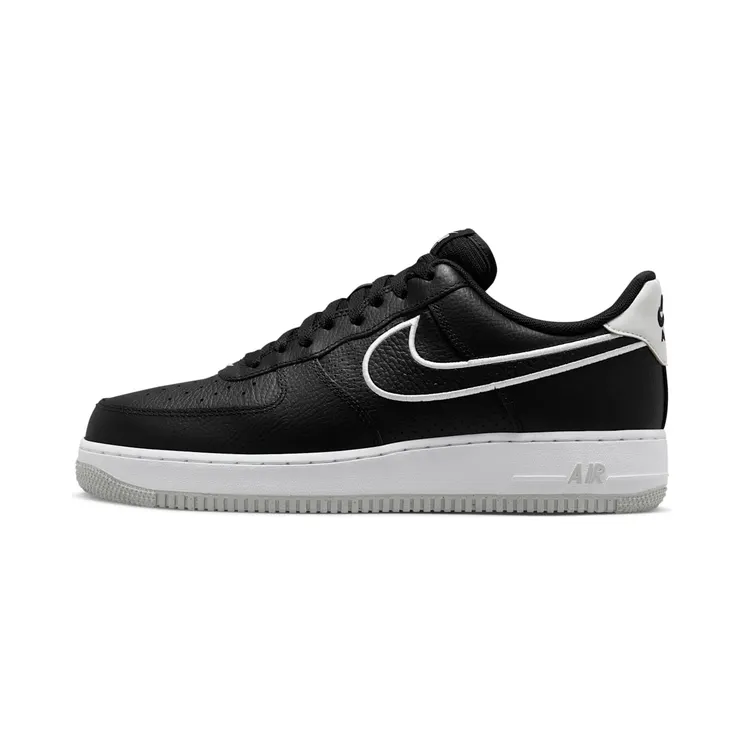 Nike Air Force 1 Low Embroidered Swoosh “Black / White / Photon Dust” (FJ4211-001)
