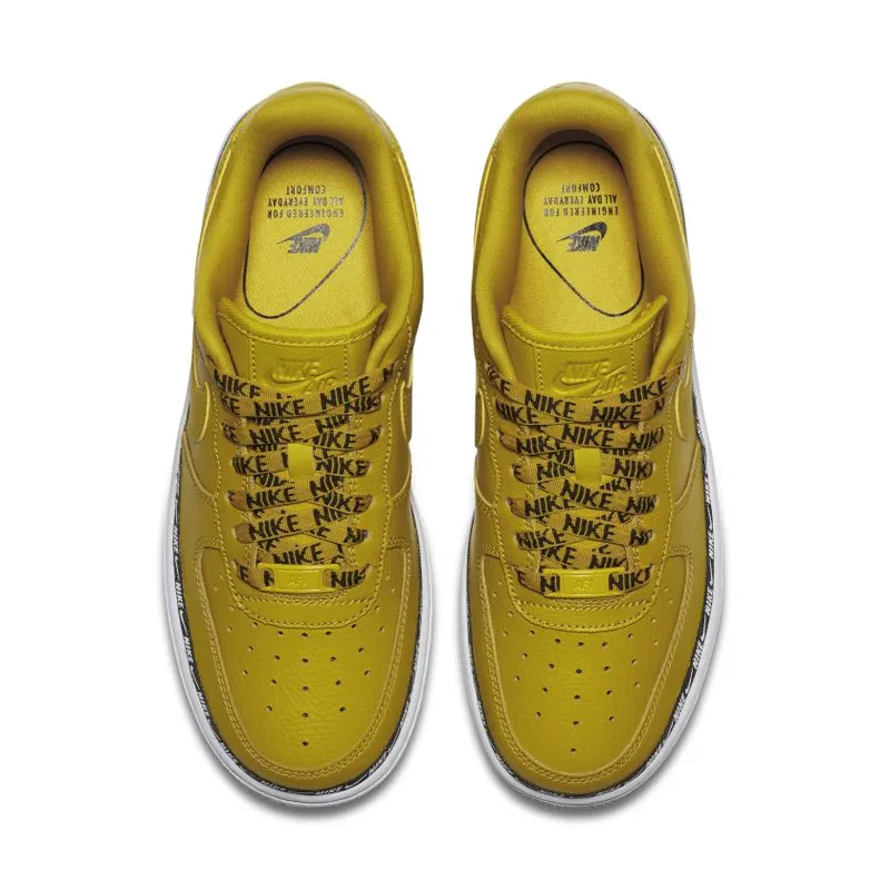 Nike Air Force 1 Low Overbranding Bright Citron (W) Bright Citron/Bright Citron-Black-White (AH6827-700)