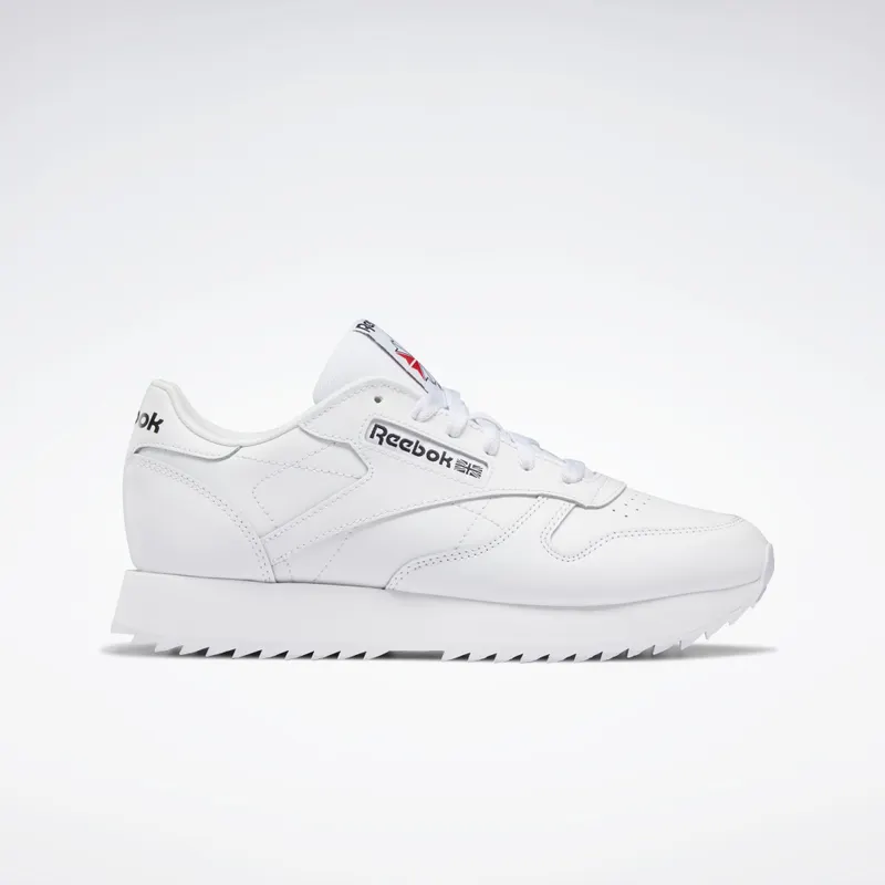 Reebok Classic Leather Ripple Schoenen Cloud White / Cloud White / Cloud White