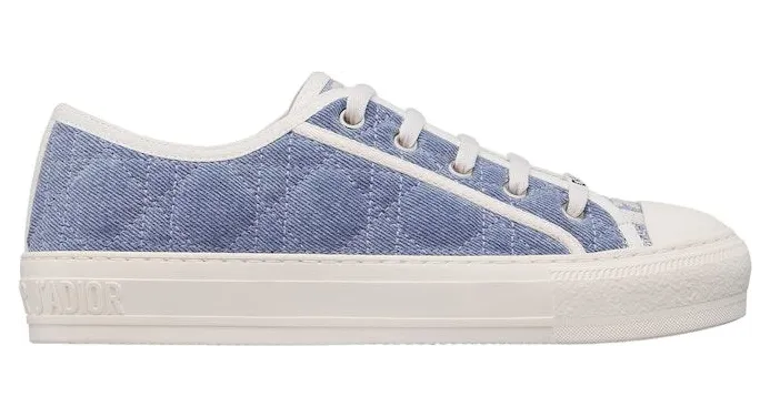Dior Walk’N’Dior Low Top Blue Faded Cannage Embroidered Denim (W)