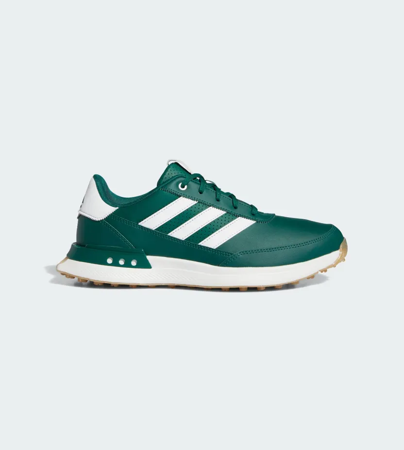 adidas S2G 24 Leather Spikeless Golf Collegiate Green Cloud White Gum (ID8731)