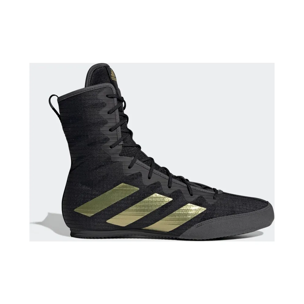 adidas Box Hog 4 Boxschuh Core Black / Gold Metallic / Grey Six (GZ6116)