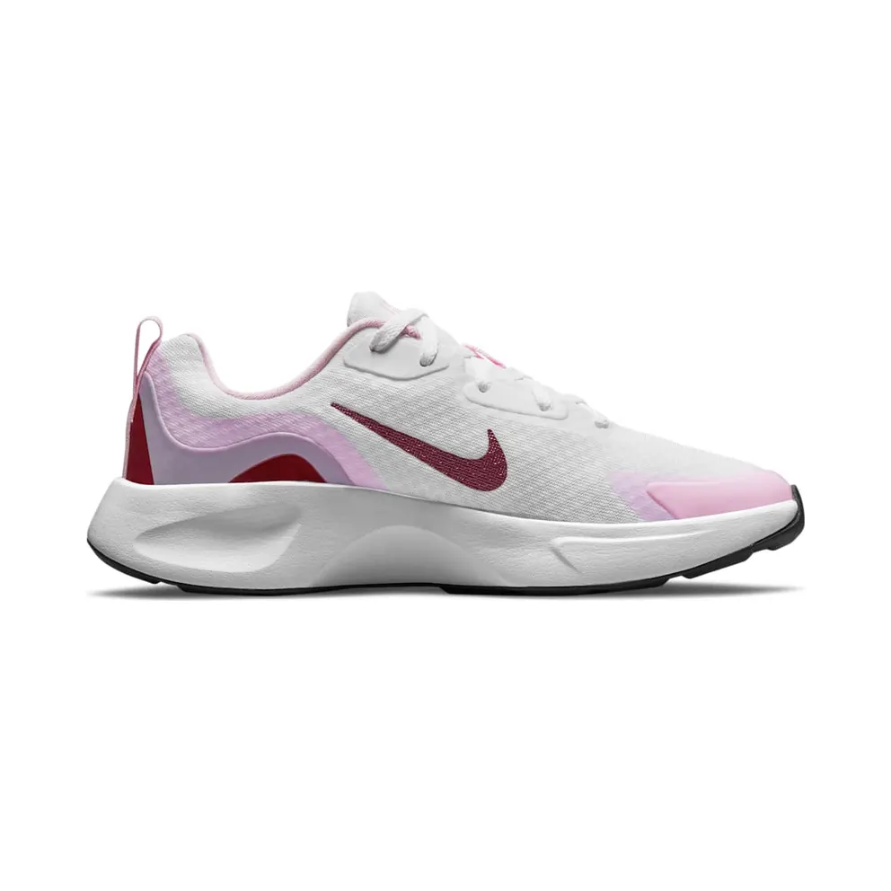 Nike Wearallday “White / Pink Foam / Dark Smoke Grey / Dark Beetroot” (CJ3816-105)