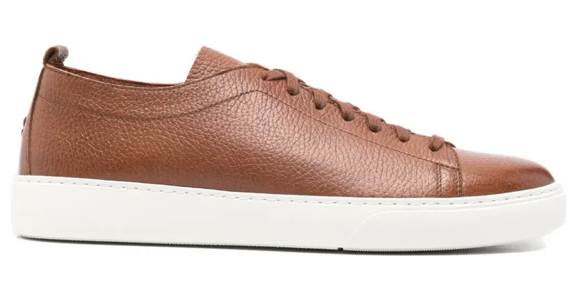 Henderson Baracco Getextureerde sneakers – Bruin (BYRON57)