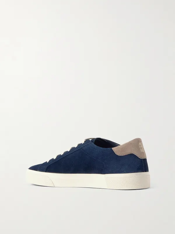 Brunello Cucinelli Vulky Suede Sneakers Navy (MZUCHHP330) (4)
