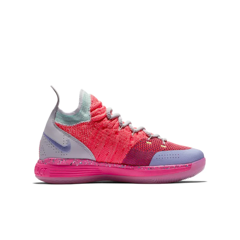 Nike KD 11 EYBL (GS) Hot Punch/Lime Blast-Pure Platinum (AH3465-600)