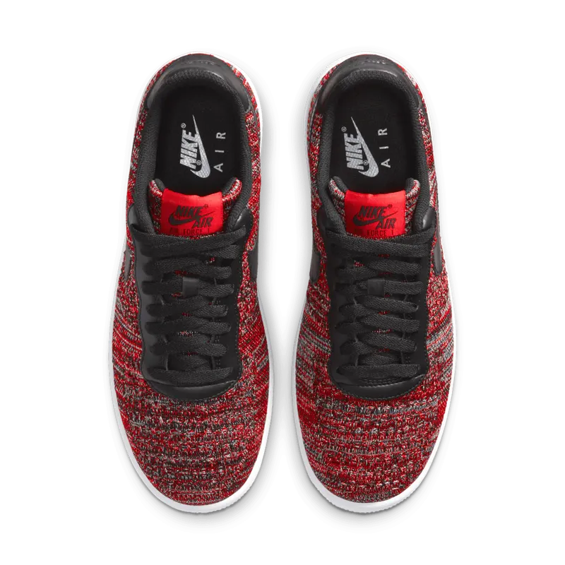 Nike Air Force 1 Flyknit 2.0 University Red Black University Red/Wolf Grey-White-Black (CI0051-600)
