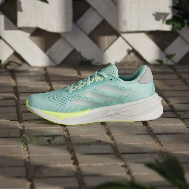 Adidas Supernova Stride 2.0 Running Shoes Semi Flash Aqua / Matte Silver / Cloud White (JR2958)