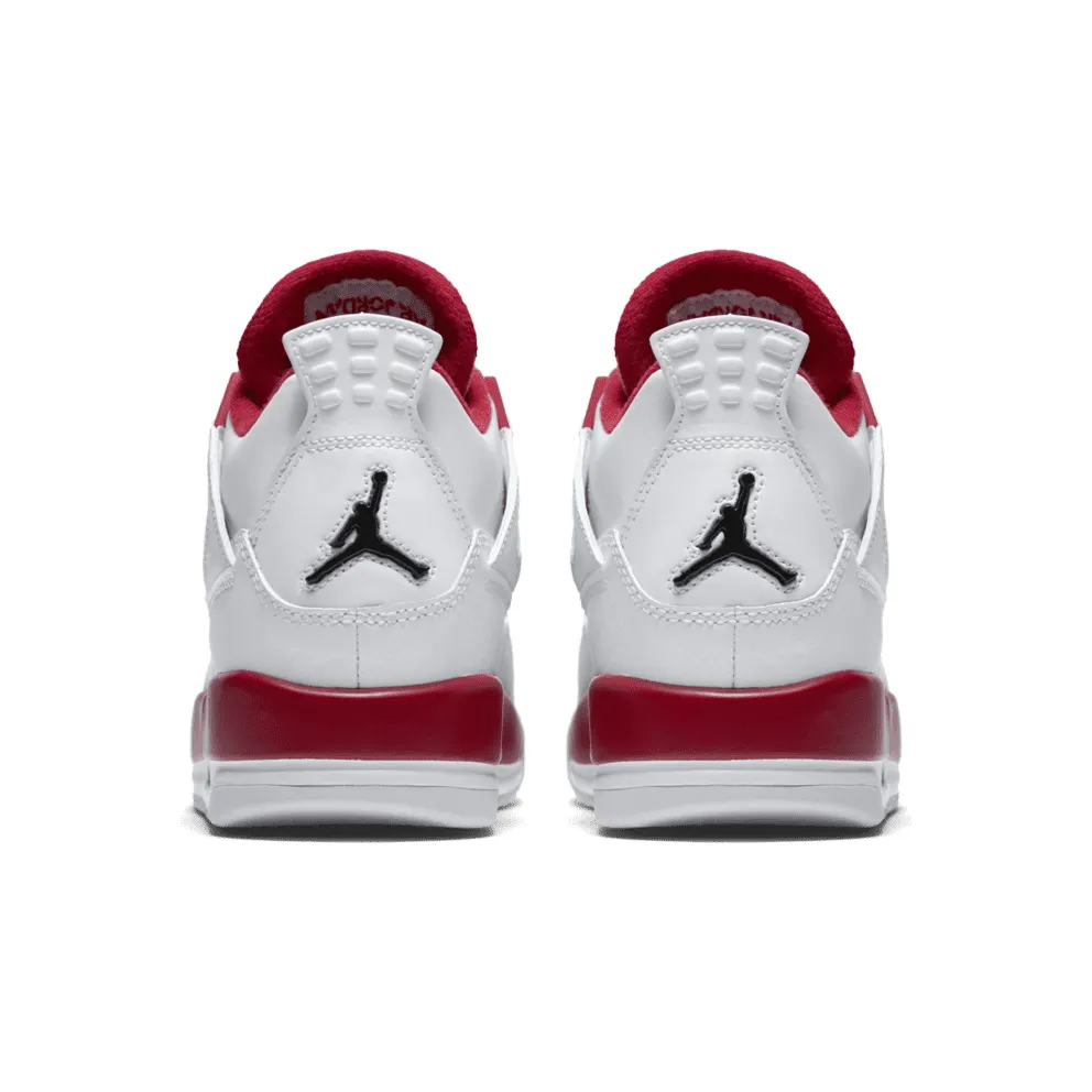 Jordan 4 Retro Alternate 89 (GS) White/Black-Gym Red (408452-106)