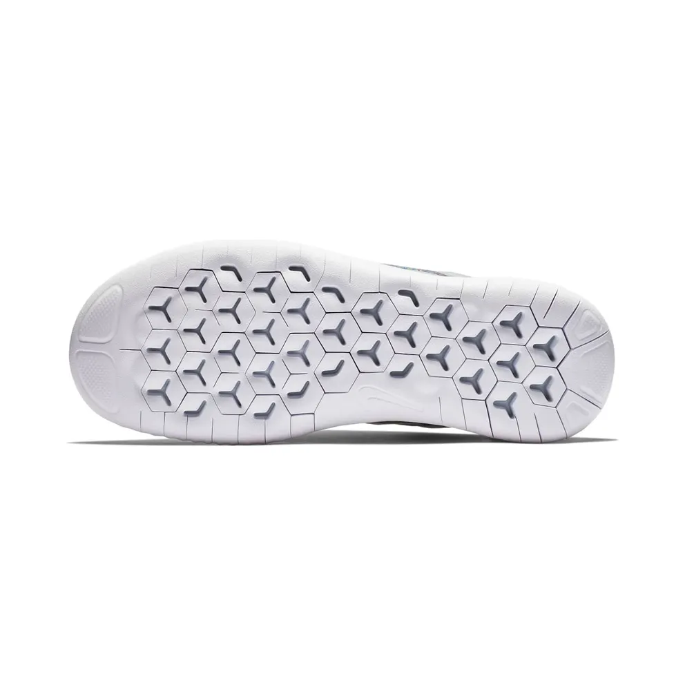 Nike Free RN 2018 Floral Pure Platinum (W) Pure Platinum/White-Black (AV3522-001)