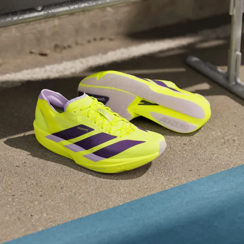Adidas ADIZERO TAKUMI SEN 11 Solar Yellow / Aurora Plum / Powder Plum (JQ0781)