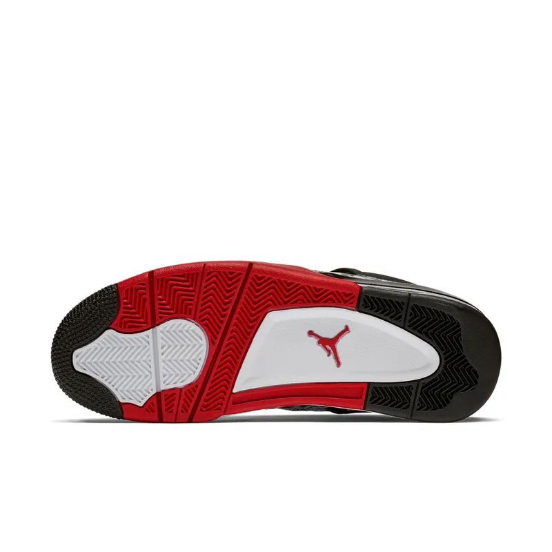 Jordan 4 Retro Tattoo (2018) Black/Fire Red-Black-White (BQ0897-006)