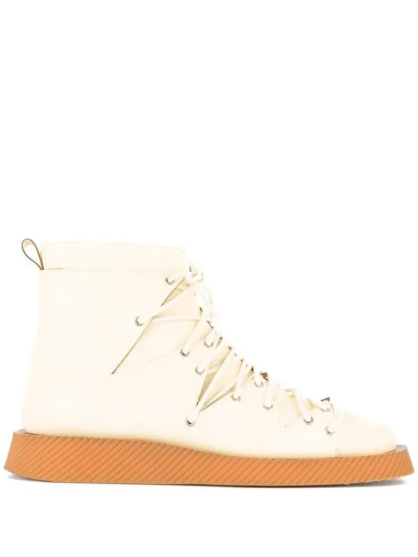 Jil Sander Sneakers aus Leder – Weiß (JI32416A8025)