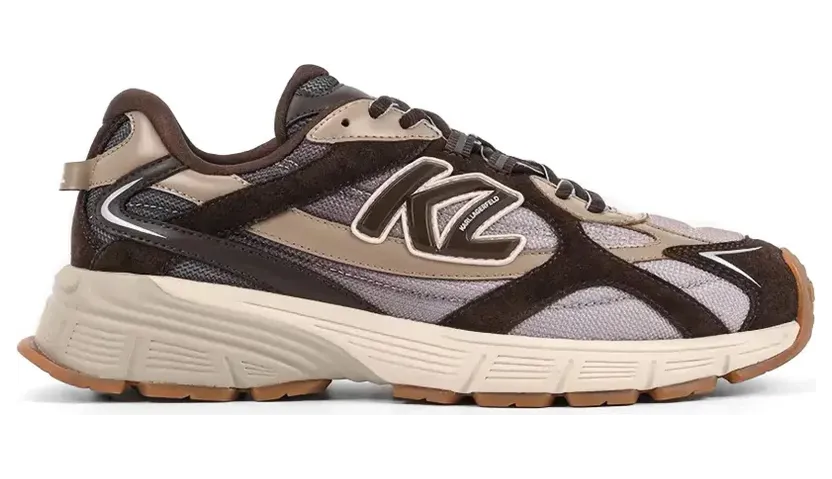 Karl Lagerfeld Sneakers met logo – Bruin (KL55521C44T)