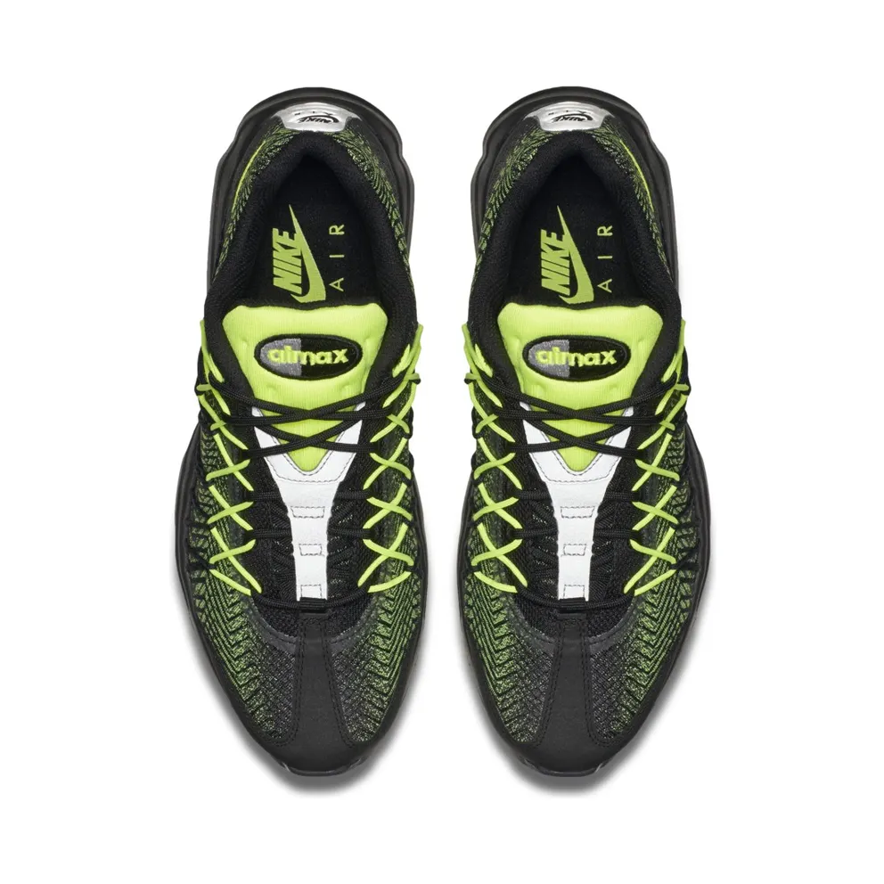 Nike Air Max 95 Jacquard Black Volt Black/Volt-Drk Grey-Mttlc Slvr (749771-007)