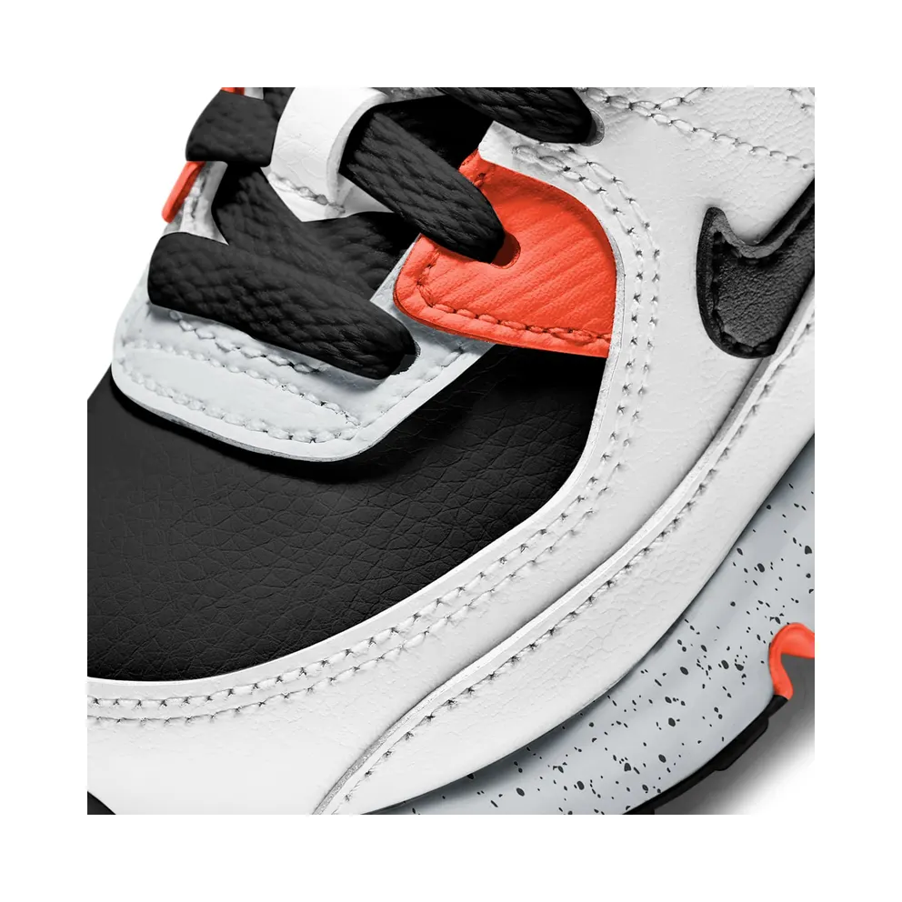 Nike Air Max 90 White Black Orange (TD) (CD6868-110)