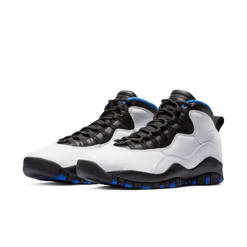 Jordan 10 Retro Orlando White/Black-Royal-Metallic Silver (310805-108)