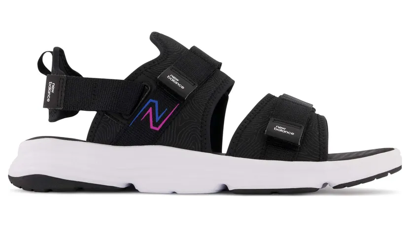 New Balance 750 Sandalen Schwarz/Weiß/Blau (SDL750K2)