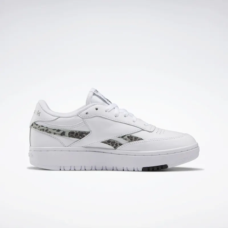 Reebok Club C Double White / Silver Metallic / Black (H67813)