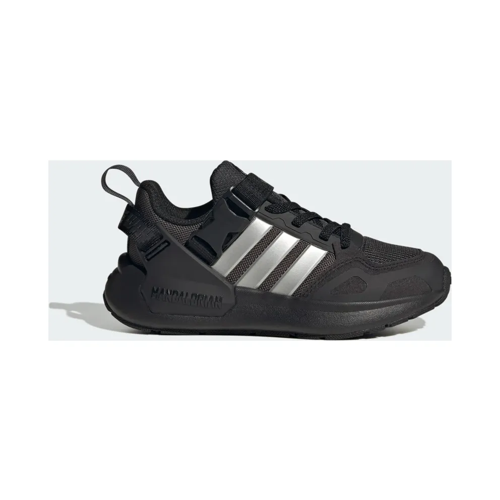 Adidas ADIDAS STAR WARS MANDALORIAN RUNNER Shoes KIDS Carbon / Silver Metallic / Core Black (IH1073)