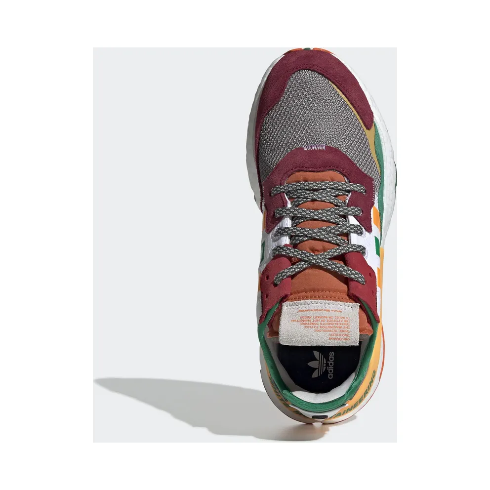 adidas Nite Jogger White Mountaineering White Footwear White/Real Gold/Collegiate Burgundy (EG1687)