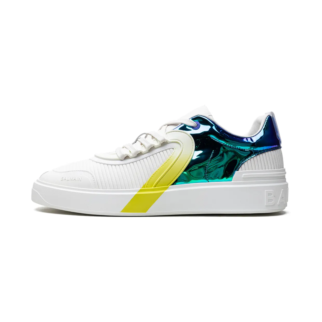 Balmain B Court Trainer Low “Volt Blue” (YM0VI292TMMP)