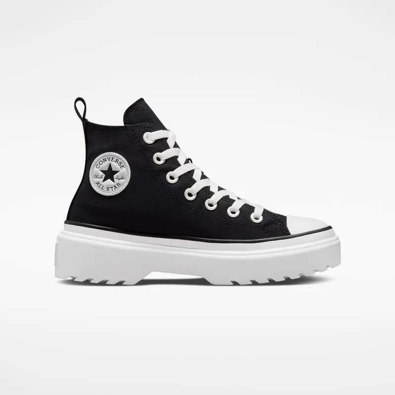 Converse Chuck Taylor All Star Lugged Lift Platform Canvas Black/Black/White
