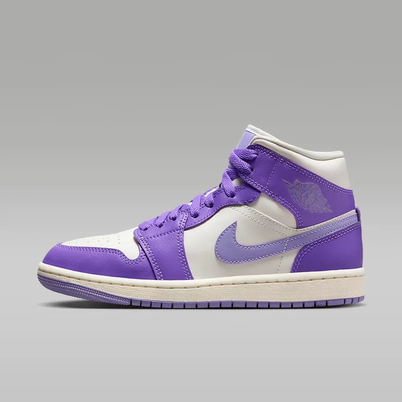 AIR Jordan 1 MID “Action Grape / Sail / Sky J Light Purple” (BQ6472-504)