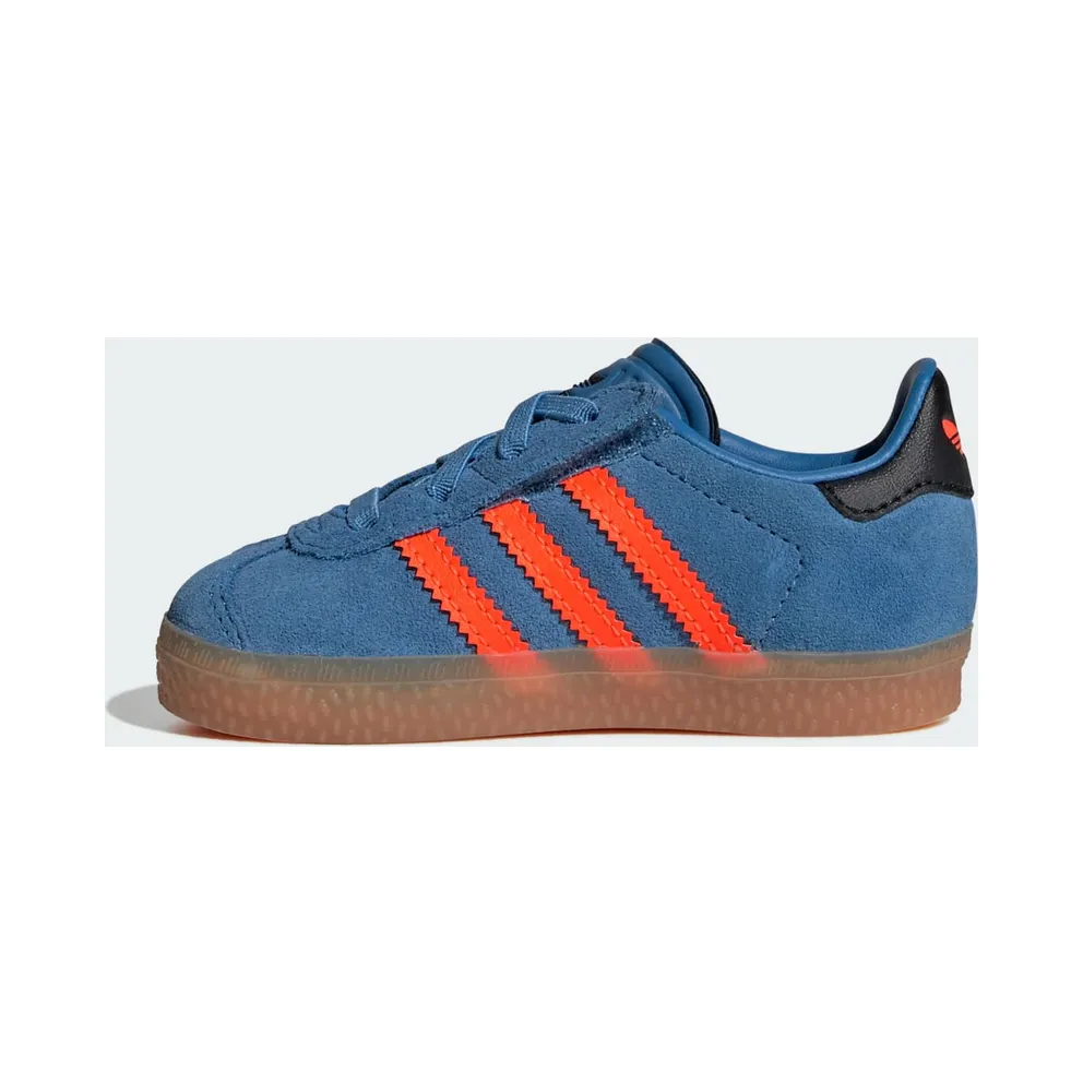 Adidas Gazelle Comfort Closure with Elastische Veters Kids Focus Blue / Solar Orange / Core Black (JP7134)