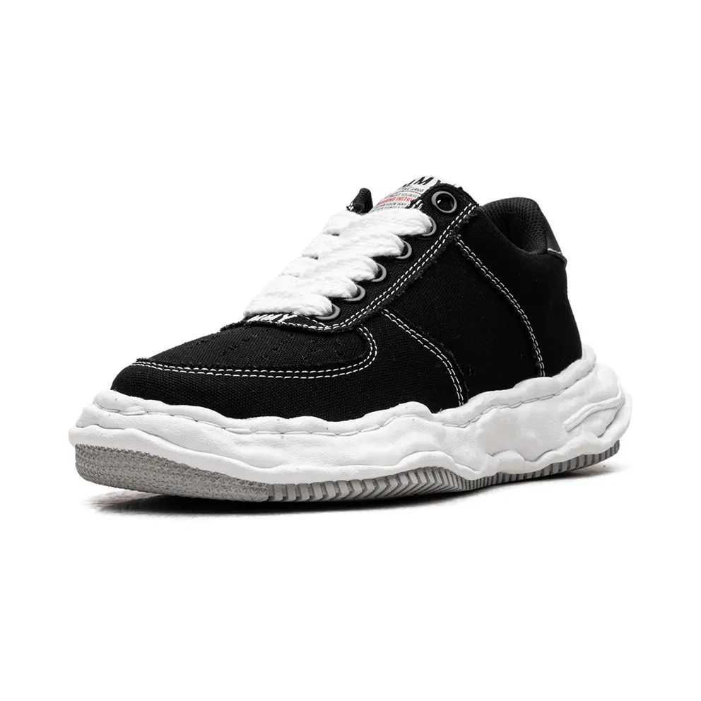 Maison Mihara Yasuhiro Wayne OG Sole Canvas Low “BLACK” (A10FW720-BLK)