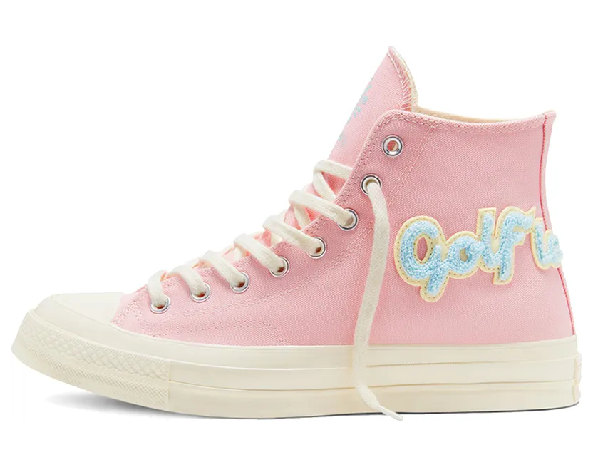 Converse Golf Le Fleur x Chuck 70 Chenille ‘Almond Blossom’ Almond Blossom/Egret/Blue Glow (167478C)