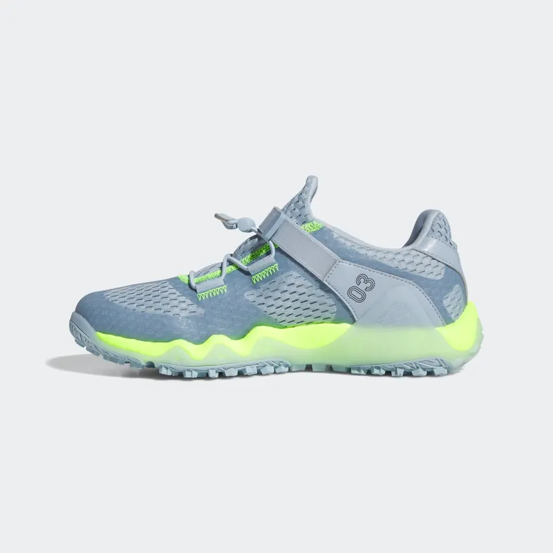 adidas Adicross Low Spikeless Golf Wonder Blue Core Black Lucid Lemon (IF2153)