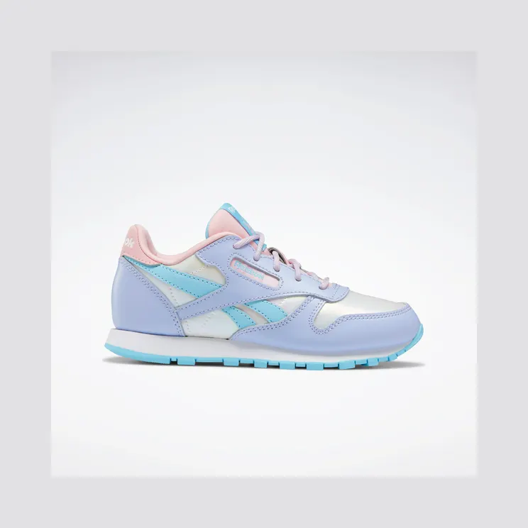 Reebok Classic Leather Schoenen Lilac Glow / Digital Blue / Pink Glow