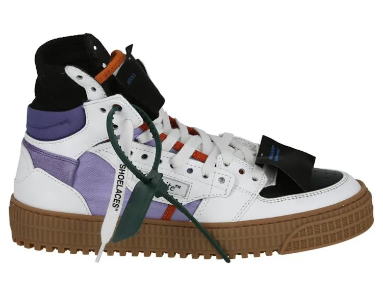 OFF-WHITE 3.0 Off Court High-Top Sneaker Lilac White (IA112F23 LEA002 3601 50064)