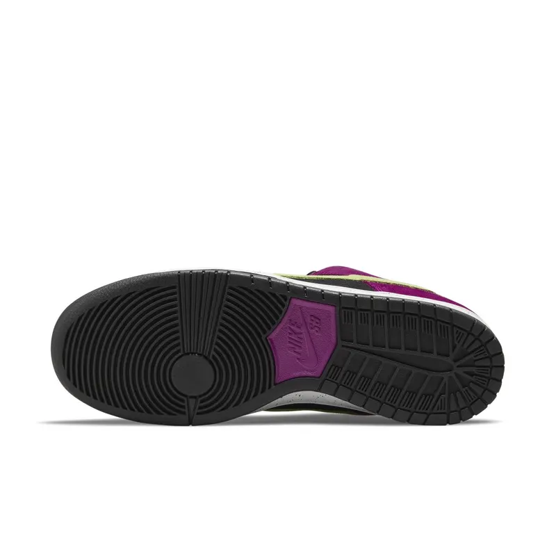 Nike SB Dunk Low Pro ‘Red Plum’ (2021) – “Redplum / Citron / Black / Taxi” (BQ6817-501)