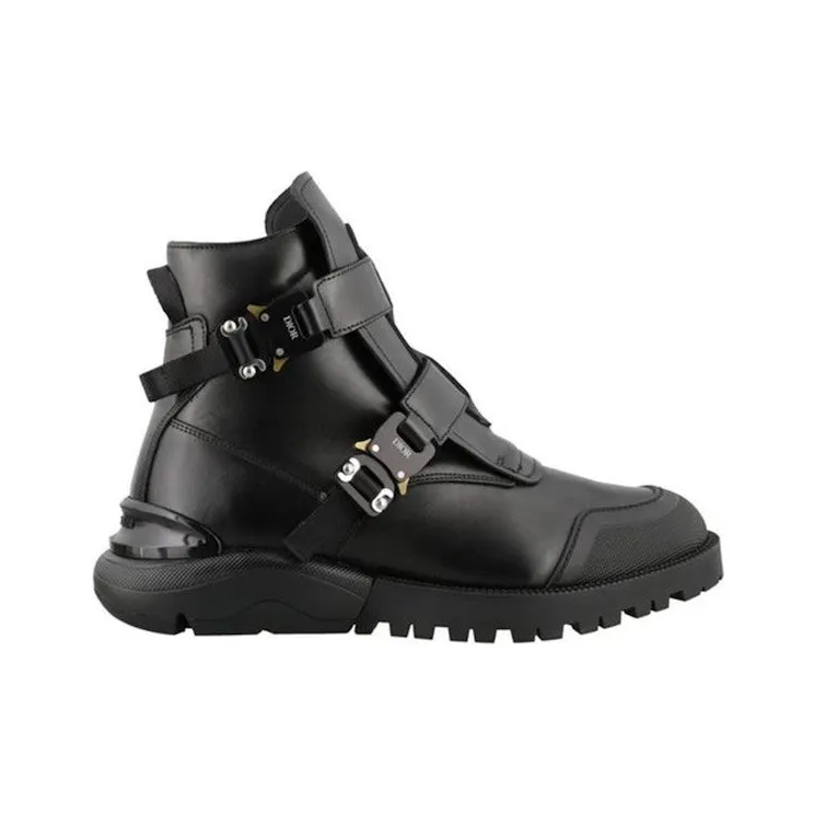 Dior Buckle Military Combat Boot Black (3BO217YOC969)