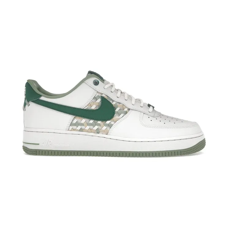 Nike Air Force 1 Low ’07 Premium NAI-KE Bamboo Weave Sail Gorge Green (FN0369-100)