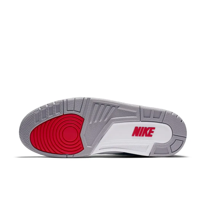 Jordan 3 Retro Black Cement (2018) Black/Fire Red-Cement Grey-White (854262-001)
