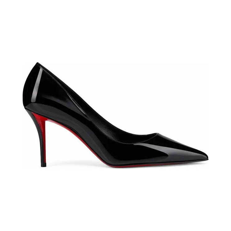 Christian Louboutin Miss Z 80mm Pump Black Patent Calf Leather (1250929B439)