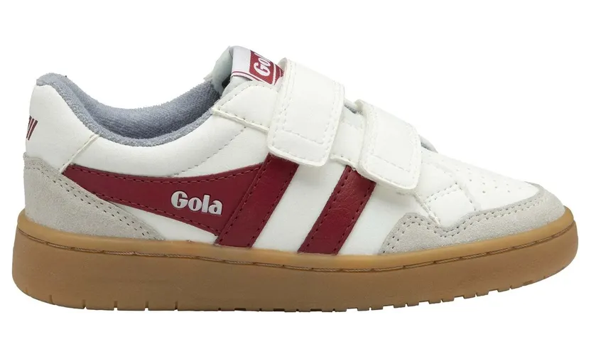 Gola sneaker white/deep red/air/gum (CKA530WA)