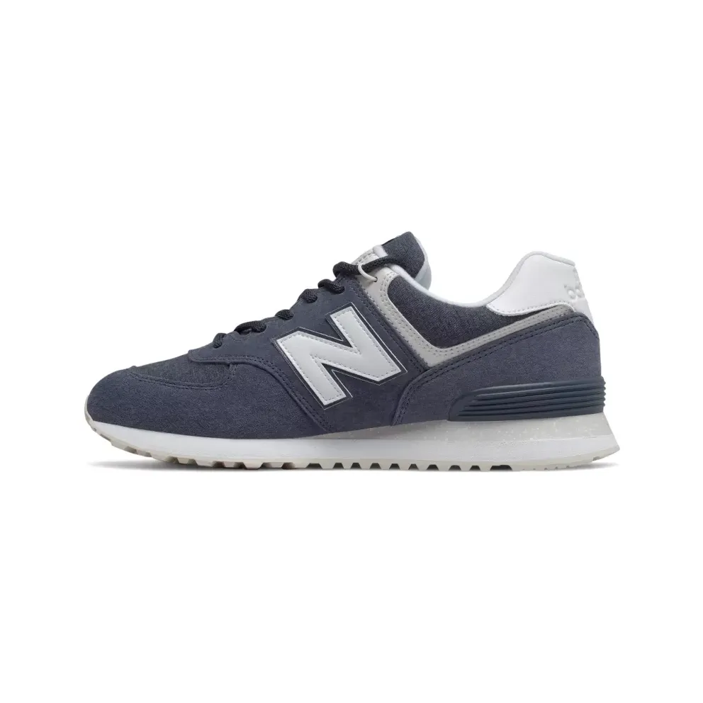 New Balance 574 Fleece Navy Navy/White (ML574SPZ)