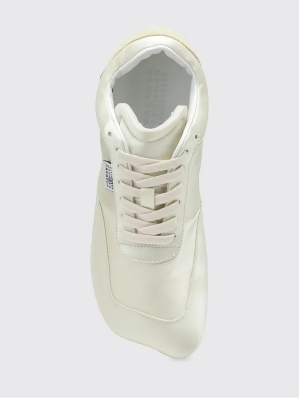 Maison Margiela Anatomic Tabi Satin and Suede Sneakers White (S59WS0248P7563T1010) (2)