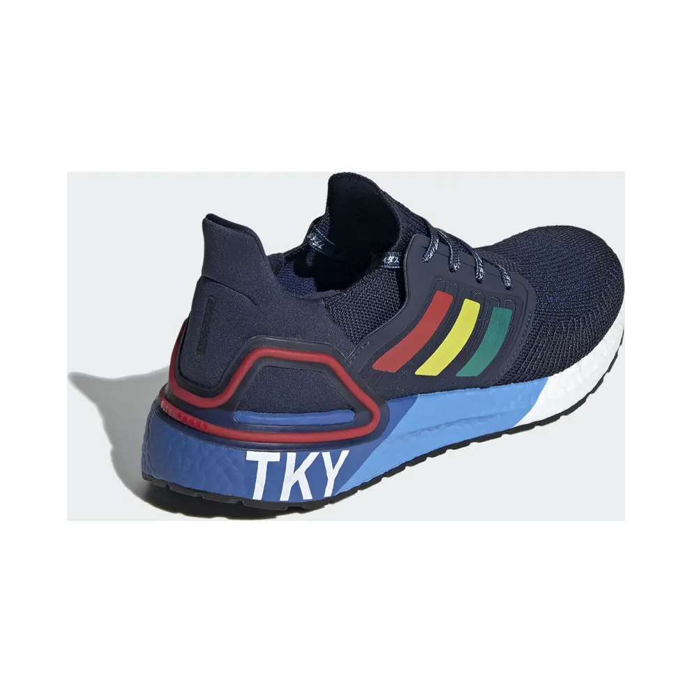 adidas Ultra Boost 20 City Pack Tokyo Collegiate Navy/Glory Red/Shock Yellow (FX7811)