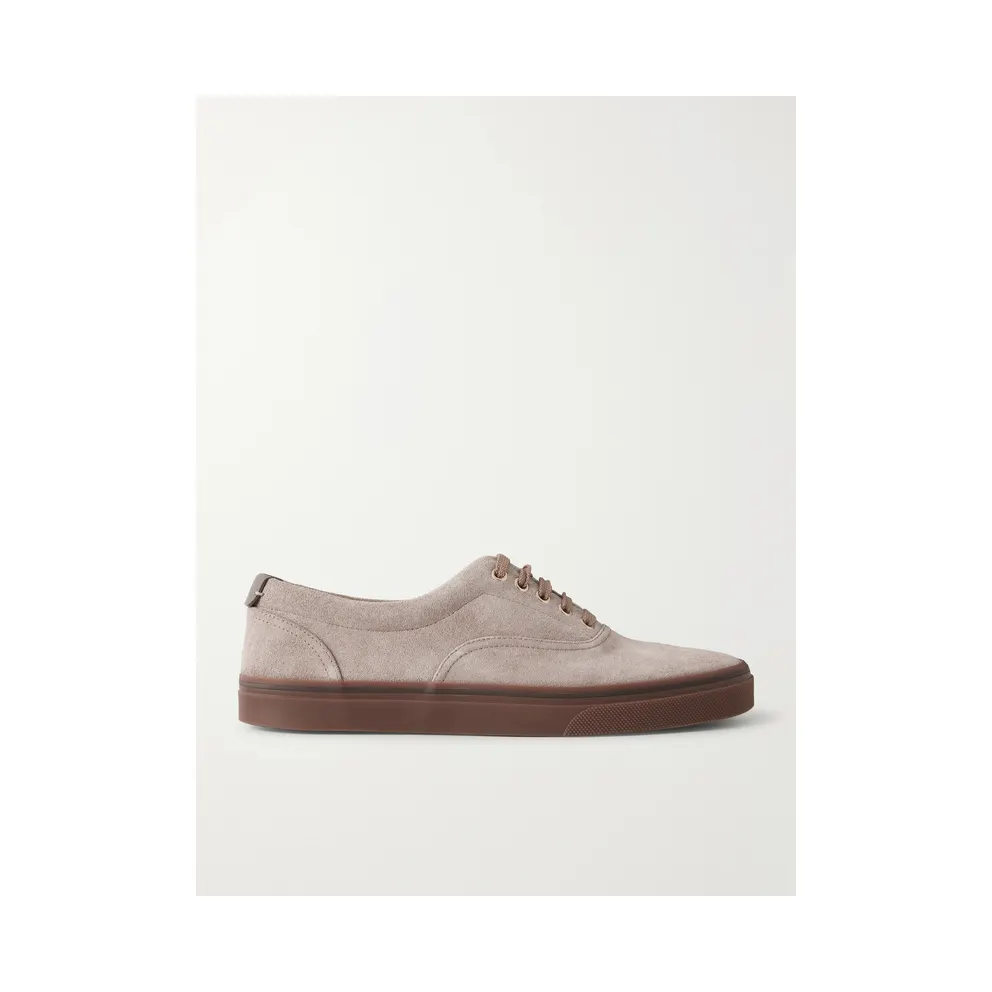Brunello Cucinelli Suede Taupe (MZUEIVZ354)