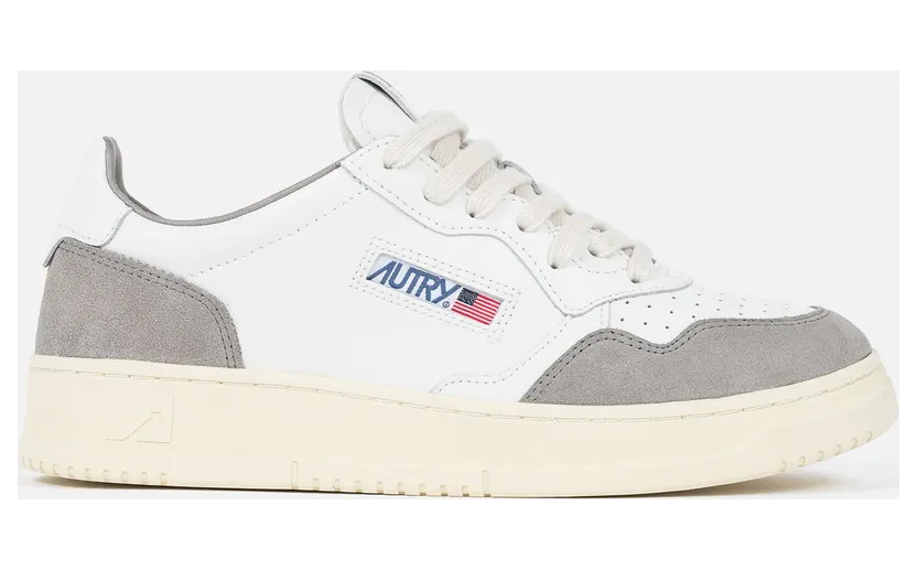Autry Medalist Low FT15 “White/Cement Grey” (AUL-FT15-WHTCEM)