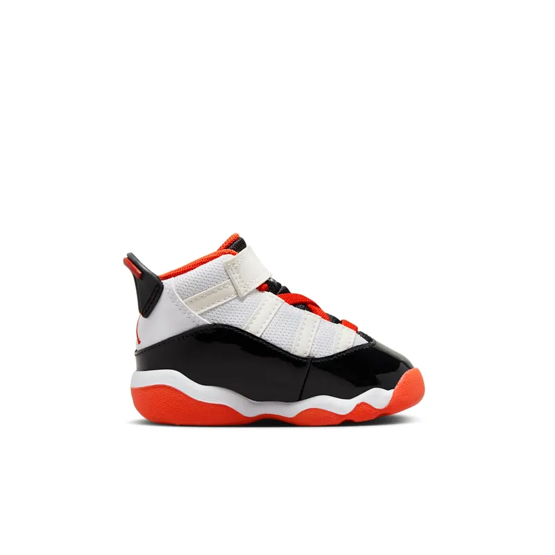 Jordan 6 Rings White Black Sail Team Orange (DV1344-108)