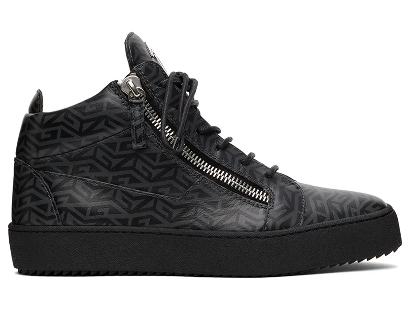 Giuseppe Zanotti Black Kriss High Sneakers (RU20039-93438)